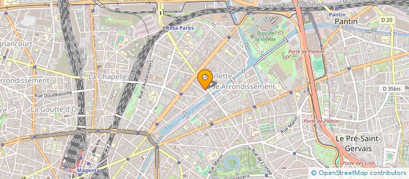 localisation de l'entreprise KEV SERVICES à PARIS