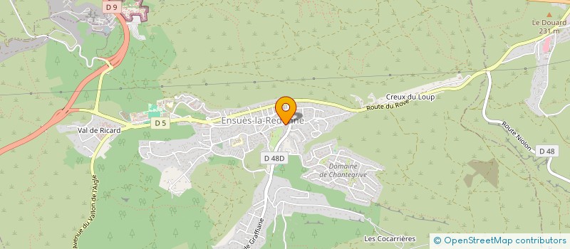 localisation de l'entreprise KEV'YLAN  ENSUES-LA-REDONNE