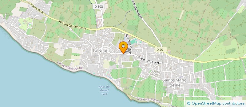 localisation de l'entreprise KEVAL  SAINTE-MARIE-DE-RE