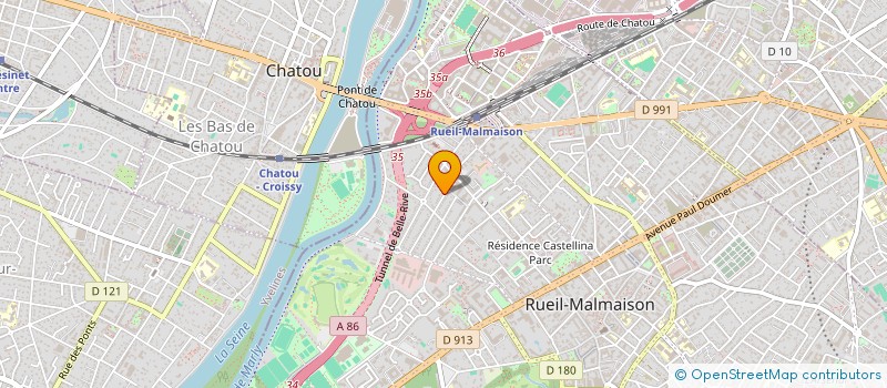 localisation de l'entreprise KEVAL PROPERTY à RUEIL-MALMAISON