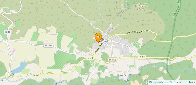 localisation de l'entreprise KEVALA à RUSTREL