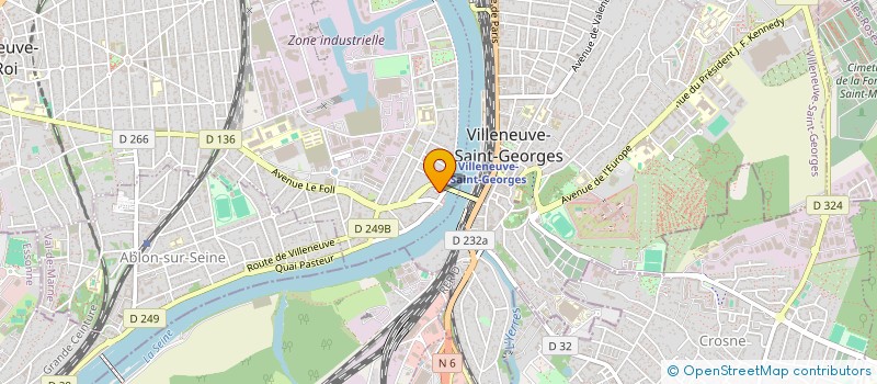 localisation de l'entreprise KEVALEA  VILLENEUVE-LE-ROI