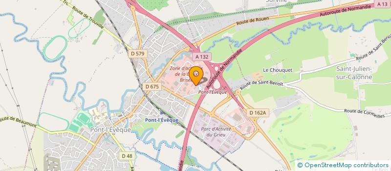 localisation de l'entreprise KEVALEX  PONT L'EVEQUE