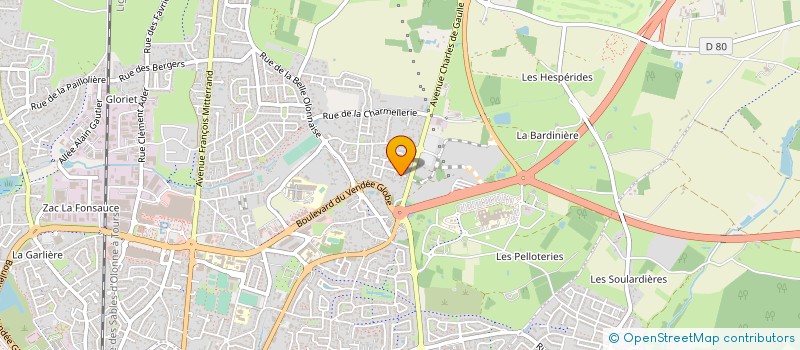 localisation de l'entreprise KEVALI  LES SABLES D'OLONNE