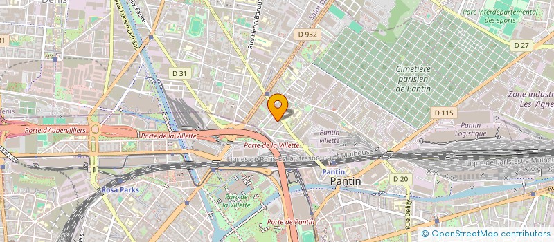 localisation de l'entreprise KEVALTO  PANTIN