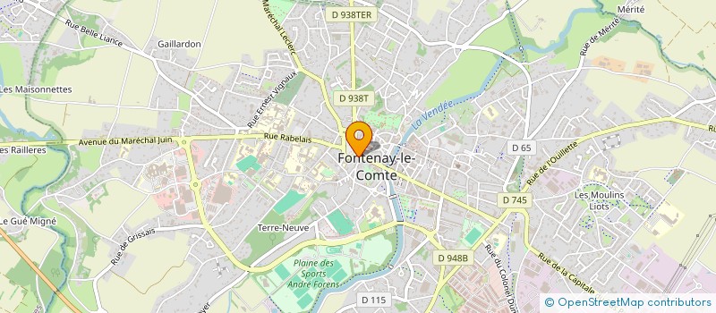 localisation de l'entreprise KEVAN  FONTENAY-LE-COMTE