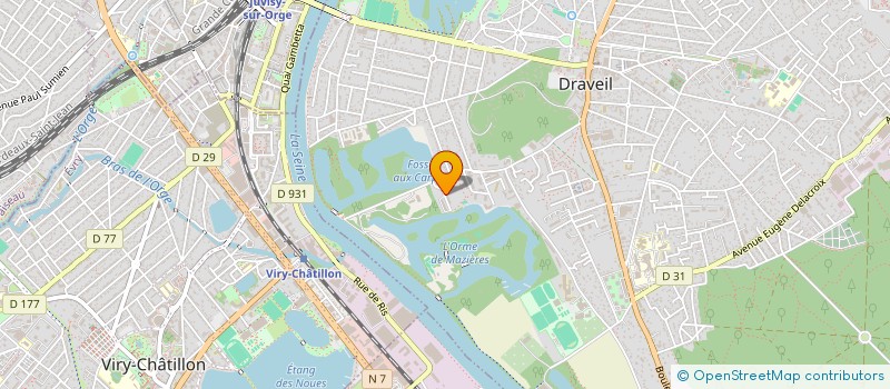 localisation de l'entreprise KEVANA SERVICE à DRAVEIL