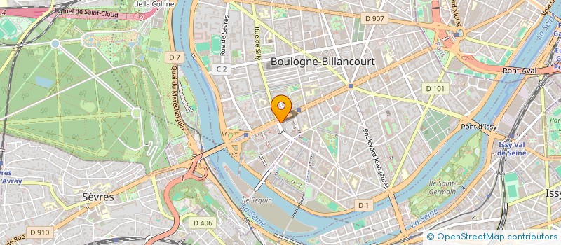 localisation de l'entreprise KEVBREN à BOULOGNE-BILLANCOURT