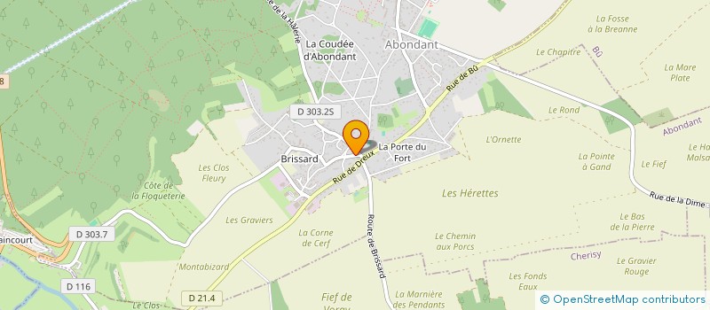 localisation de l'entreprise KEVCONCEPT 28 à ABONDANT