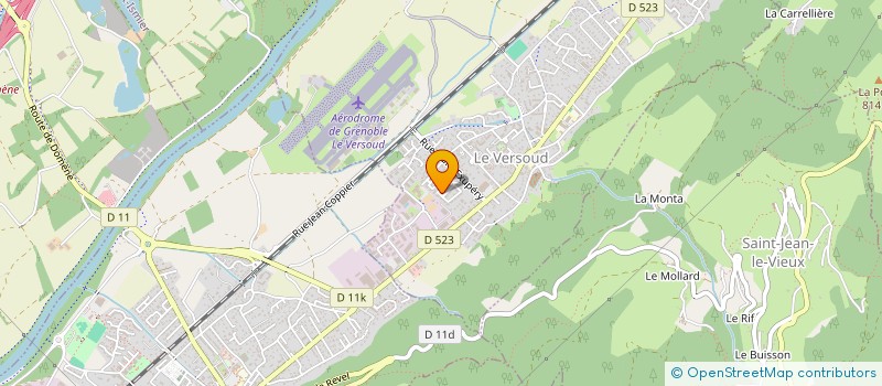 localisation de l'entreprise KEVCYL  LE VERSOUD