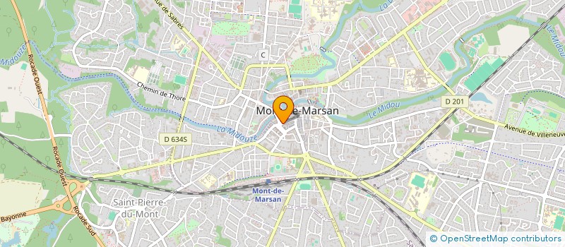 localisation de l'entreprise KEVELUS à MONT-DE-MARSAN