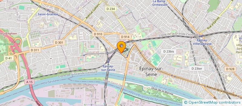localisation de l'entreprise KEVI à EPINAY-SUR-SEINE