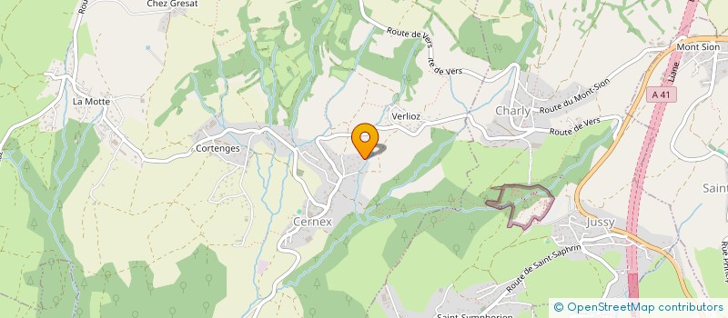 localisation de l'entreprise KEVIBO  CERNEX