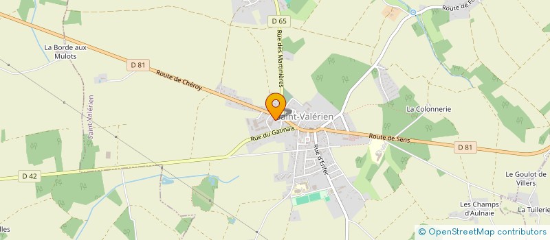 localisation de l'entreprise KEVILIA à SAINT-VALERIEN