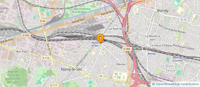 localisation de l'entreprise KEVIN à NOISY-LE-SEC
