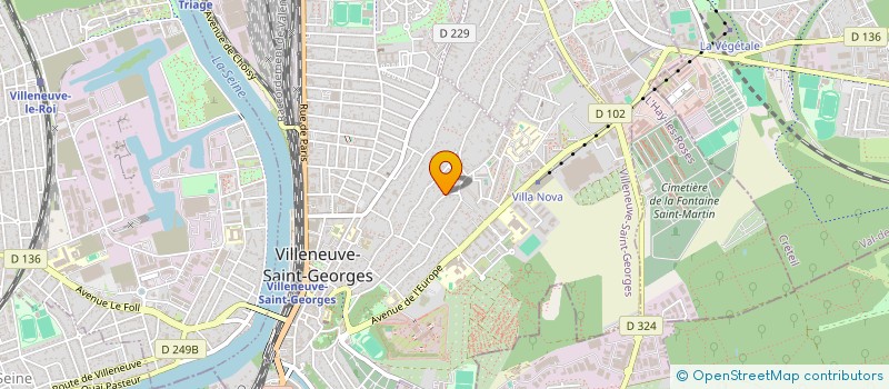 localisation de l'entreprise KEVIN.A2I  VILLENEUVE-SAINT-GEORGES