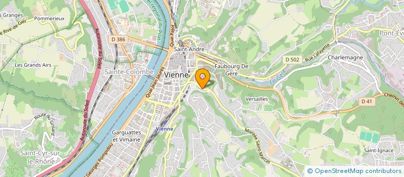 localisation de l'entreprise KEVIN BAZA & CAMILLE CHENAVIER  VIENNE