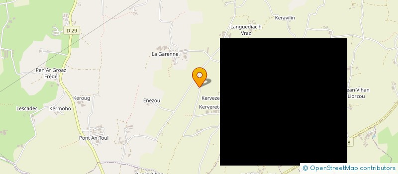 localisation de l'entreprise KEVIN BERTHOULOUX  PLOUNEVEZ-LOCHRIST