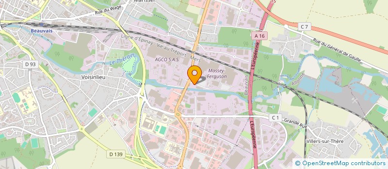 localisation de l'entreprise KEVIN BOB STUART  BEAUVAIS