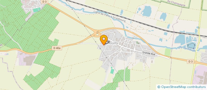 localisation de l'entreprise KEVIN DAVIAUX  CHOUILLY