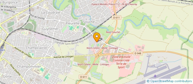 localisation de l'entreprise KEVIN MAGNEIN à NIORT
