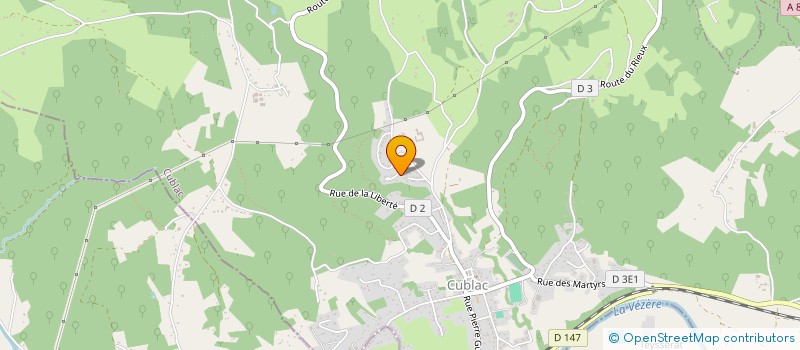 localisation de l'entreprise KEVIN MENU  CUBLAC