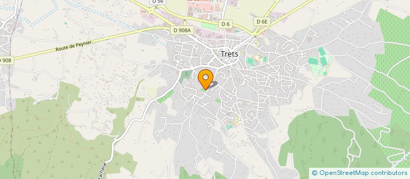 localisation de l'entreprise KEVIN RAZON PAYSAGES à TRETS