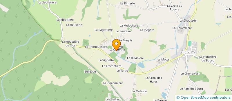 localisation de l'entreprise KEVIN ROY  GESVRES