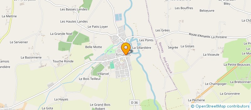 localisation de l'entreprise KEVIN TEAM RACING 35  AMANLIS