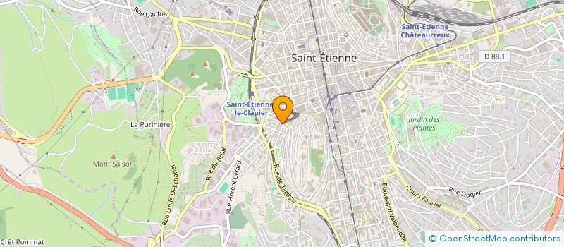 localisation de l'entreprise KEVIN TERASS MARKET  SAINT-ETIENNE