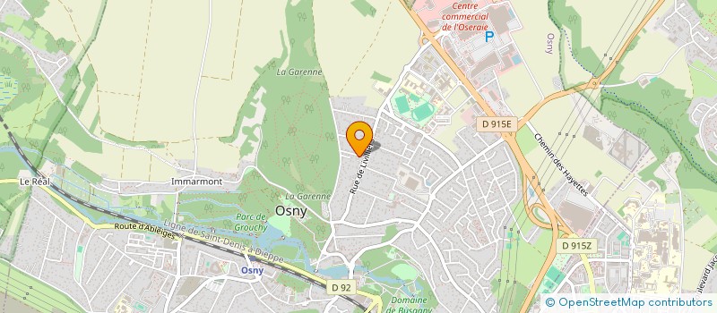 localisation de l'entreprise KEVIN THEPOT  OSNY