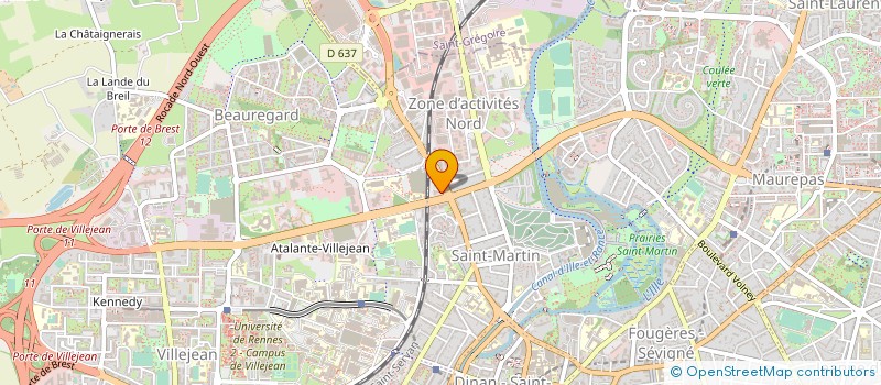 localisation de l'entreprise KEVIN VETIER HUISSIER DE JUSTICE RENNES  RENNES