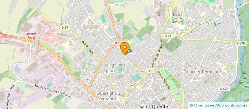 localisation de l'entreprise KEVIN ZIMMERMANN à SAINT QUENTIN