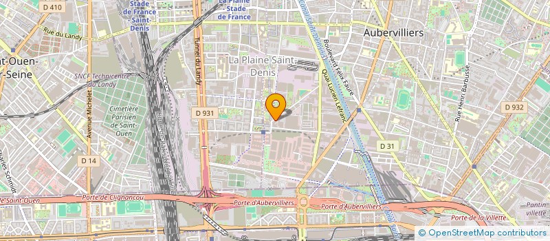 localisation de l'entreprise KEVINE à AUBERVILLIERS