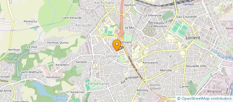 localisation de l'entreprise KEVIR BAT  LORIENT