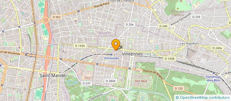 localisation de l'entreprise KEVIS  VINCENNES