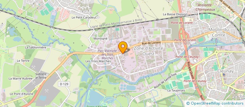 localisation de l'entreprise KEVJO à VEZIN-LE-COQUET