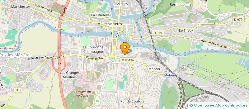 localisation de l'entreprise KEVKAR à CHARLEVILLE-MEZIERES