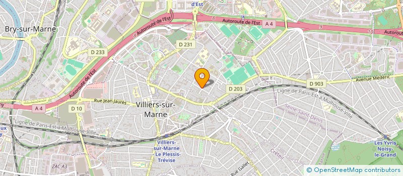 localisation de l'entreprise KEVLA INVEST  VILLIERS-SUR-MARNE