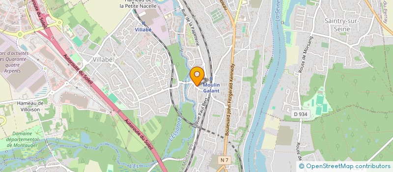 localisation de l'entreprise KEVMAR à CORBEIL-ESSONNES