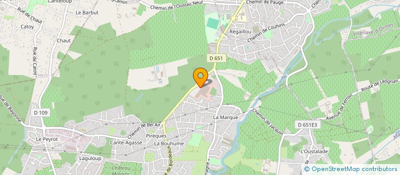 localisation de l'entreprise KEVODA à LEOGNAN