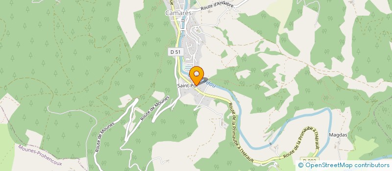 localisation de l'entreprise KEVOR  CAMARES