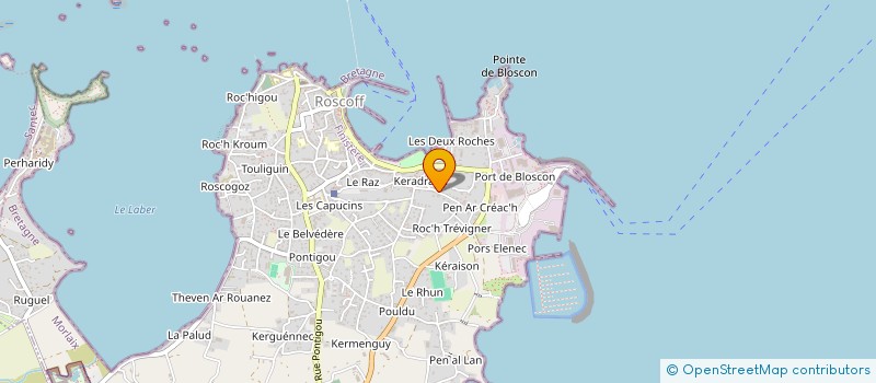 localisation de l'entreprise KEVRENN KASTELL  ROSCOFF