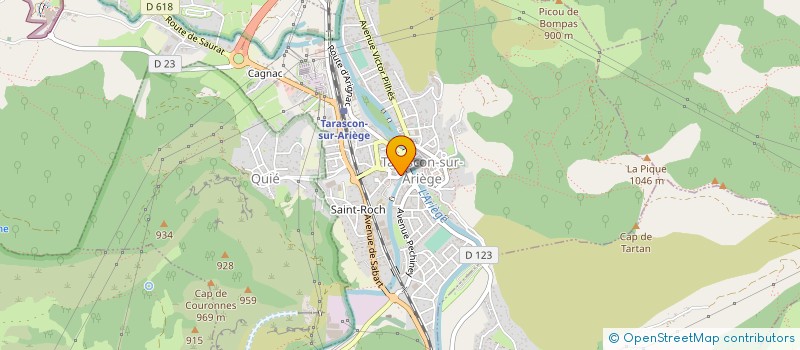 localisation de l'entreprise KEVRIE à TARASCON-SUR-ARIEGE