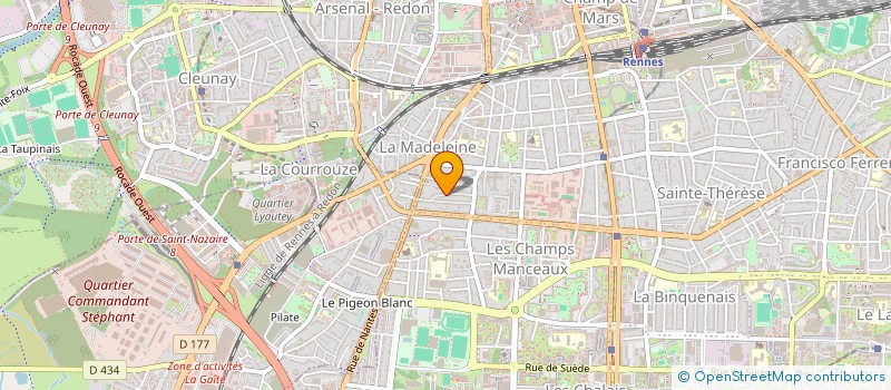 localisation de l'entreprise KEVRIN  RENNES