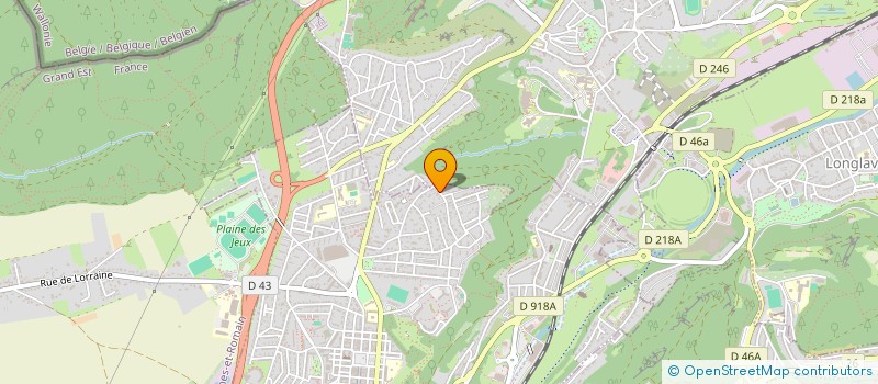 localisation de l'entreprise KEVSER à LONGWY