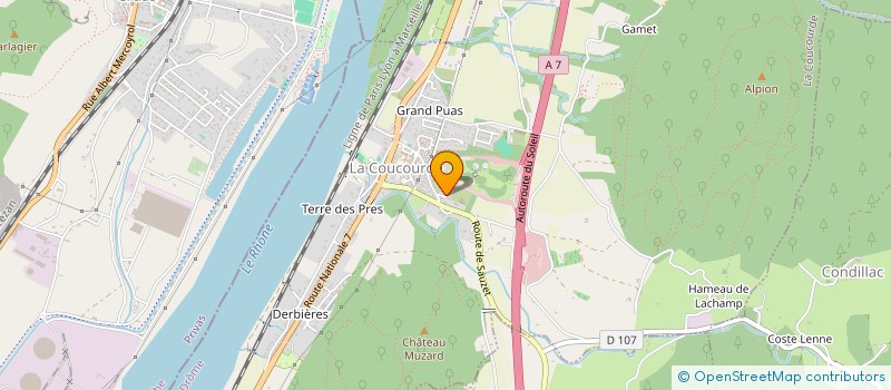 localisation de l'entreprise KEVUEL  LA COUCOURDE