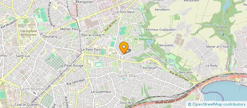 localisation de l'entreprise KEWEB à BREST