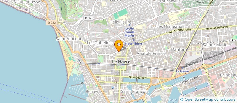 localisation de l'entreprise KEWELE à LE HAVRE