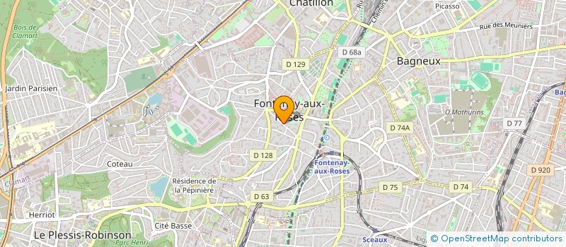 localisation de l'entreprise KEXAGOR à FONTENAY-AUX-ROSES
